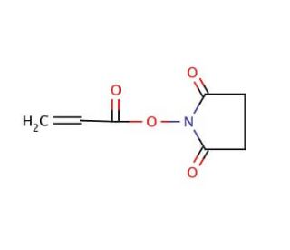 Acrylic acid N-hydroxysuccinimide ester (CAS 38862-24-7) - chemical structure image