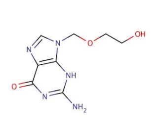 Acyclovir (CAS 59277-89-3) - chemical structure image