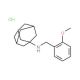 Adamantan-1-yl-(2-methoxy-benzyl)-amine hydrochloride - chemical structure image
