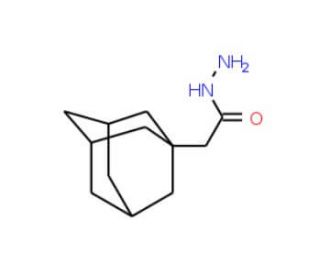 Adamantan-1-yl-acetic acid hydrazide (CAS 19026-80-3) - chemical structure image