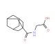 [(Adamantane-1-carbonyl)-amino]-acetic acid (CAS 21241-41-8) - chemical structure image