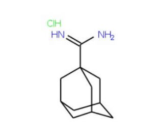 Adamantane-1-carboxamidine hydrochloride (CAS 50417-14-6) - chemical structure image