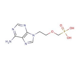 Adefovir (CAS 106941-25-7) - chemical structure image