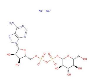 Adenosine-5&prime;-diphosphoglucose disodium salt (CAS 102129-65-7) - chemical structure image