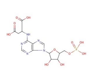 Adenylosuccinic acid (CAS 19046-78-7) - chemical structure image