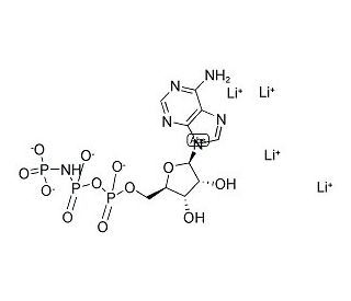 Adenylyl-imidodiphosphate Lithium Salt Hydrate (CAS 25612-73-1) - chemical structure image