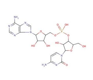 Adenylyl(3&prime; 5&prime;)cytidine (CAS 2382-66-3) - chemical structure image
