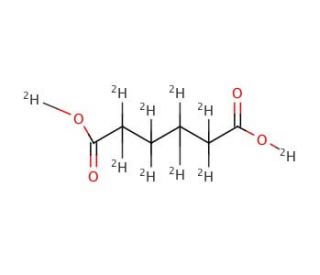 Adipic acid-d10 (CAS 25373-21-1) - chemical structure image