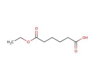 Adipic acid monoethyl ester (CAS 626-86-8) - chemical structure image