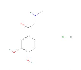 Adrenalone Hydrochloride (CAS 62-13-5) - chemical structure image