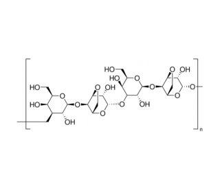 Agarose, low gelling temperature (CAS 39346-81-1) - chemical structure image
