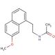 Agomelatine (CAS 138112-76-2) - chemical structure image