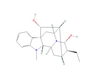 Ajmaline (CAS 4360-12-7) - chemical structure image