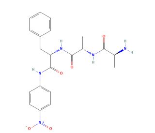Ala-Ala-Phe p-nitroanilide - chemical structure image