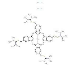 Alcian Blue 8GX (CAS 75881-23-1) - chemical structure image