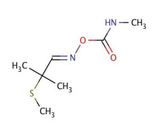 Aldicarb (CAS 116-06-3) - chemical structure image