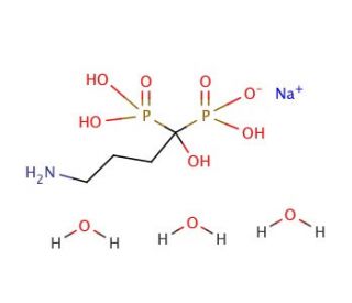 Alendronate Sodium Salt Trihydrate (CAS 121268-17-5) - chemical structure image