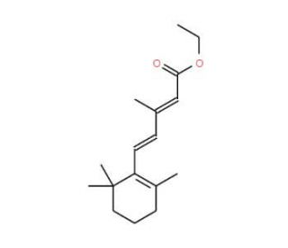 all-trans-Ethyl-&beta;-ionylideacetate (CAS 5452-61-9) - chemical structure image