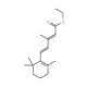 all-trans-Ethyl-β-ionylideacetate (CAS 5452-61-9) - chemical structure image