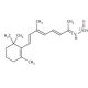 all-trans Retinal-14,15-13C2 (CAS 116-31-4) - chemical structure image