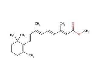all-trans Retinoic Acid Methyl Ester (CAS 339-16-2) - chemical structure image