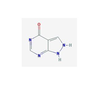 Allopurinol (CAS 315-30-0) - chemical structure image