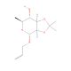 Allyl 2,3-O-isopropylidene-a-L-rhamnopyranoside (CAS 71695-57-3) - chemical structure image