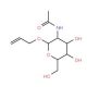 Allyl 2-acetamido-2-deoxy-b-D-glucopyranoside (CAS 54400-77-0) - chemical structure image