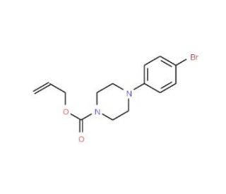 Allyl 4-(4-bromophenyl)piperazine-1-carboxylate (CAS 1133115-38-4) - chemical structure image