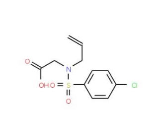 {allyl[(4-chlorophenyl)sulfonyl]amino}acetic acid - chemical structure image