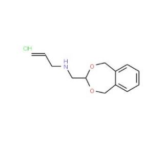 Allyl-(5,9-dihydro-6,8-dioxa-benzocyclo-hepten-7-ylmethyl)-amine hydrochloride - chemical structure image