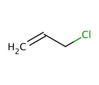 Allyl chloride (CAS 107-05-1) - chemical structure image