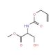 Allyloxycarbonyl-L-serine methyl ester (CAS 136194-92-8) - chemical structure image