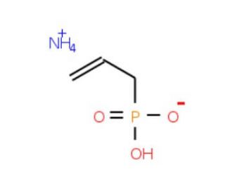 Allylphosphonic acid monoammonium salt - chemical structure image