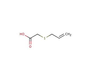 (allylthio)acetic acid (CAS 20600-63-9) - chemical structure image
