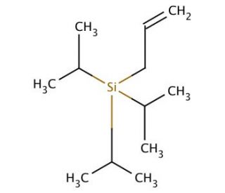 Allyltriisopropylsilane (CAS 24400-84-8) - chemical structure image