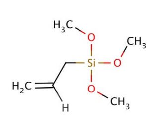 Allyltrimethoxysilane (CAS 2551-83-9) - chemical structure image
