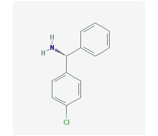 (&minus;)-alpha-(4-Chlorophenyl)benzylamine (&plus;)-tartrate salt (CAS 163837-57-8) - chemical structure image