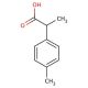 α,4-Dimethylphenylacetic acid (CAS 938-94-3) - chemical structure image