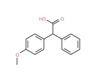 alpha-(4-Methoxyphenyl)phenylacetic acid (CAS 21749-83-7) - chemical structure image