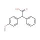 alpha-(4-Methoxyphenyl)phenylacetic acid (CAS 21749-83-7) - chemical structure image
