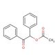 α-Acetoxydeoxybenzoin (CAS 574-06-1) - chemical structure image