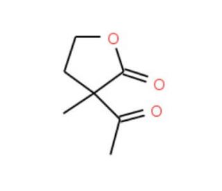 Alpha-acetyl-alpha-methyl-gamma-butyrolactone (CAS 1123-19-9) - chemical structure image