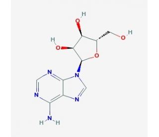 &alpha;-Adenosine (CAS 5682-25-7) - chemical structure image