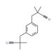 α,α,α′α′-Tetramethyl-1,3-benzenedipropionitrile (CAS 69774-36-3) - chemical structure image
