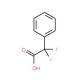 α,α-Difluorophenylacetic acid (CAS 360-03-2) - chemical structure image