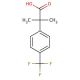 α,α-Dimethyl-4-(trifluoromethyl)benzeneacetic Acid (CAS 32445-89-9) - chemical structure image