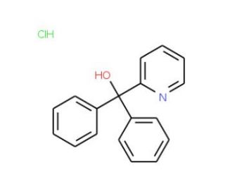 &alpha;,&alpha;-Diphenyl-2-pyridinemethanol Hydrochloride (CAS 109812-56-8) - chemical structure image