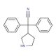 α,α-Diphenyl-3-pyrrolidineacetonitrile (CAS 103887-39-4) - chemical structure image