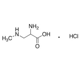 &alpha;-Amino-&beta;-methylaminopropionic acid hydrochloride - chemical structure image